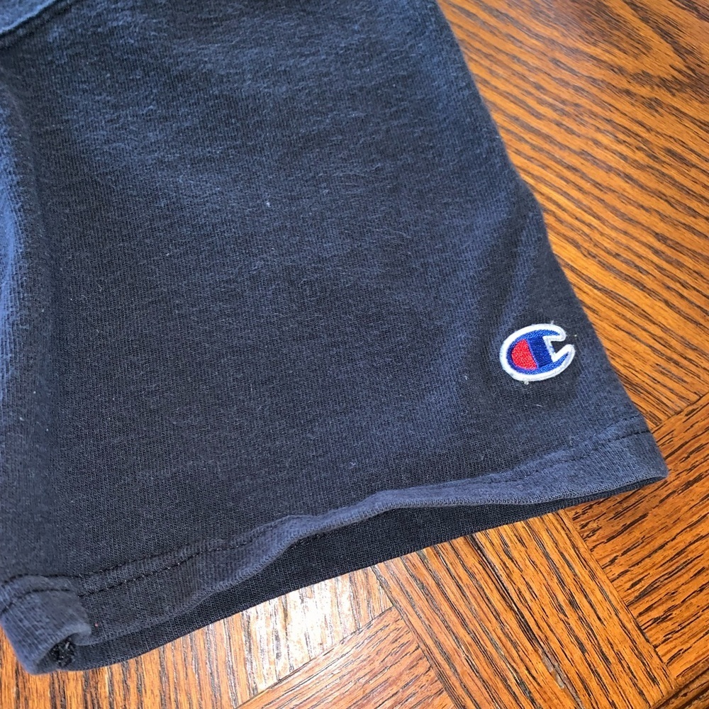 Vintage Champion Heavy Weight Reverse Weave Short Sleeve Black T-Shirt 2XL XXL - Picture 5 of 8